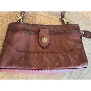 Frye Brown Leather Crossbody Bag